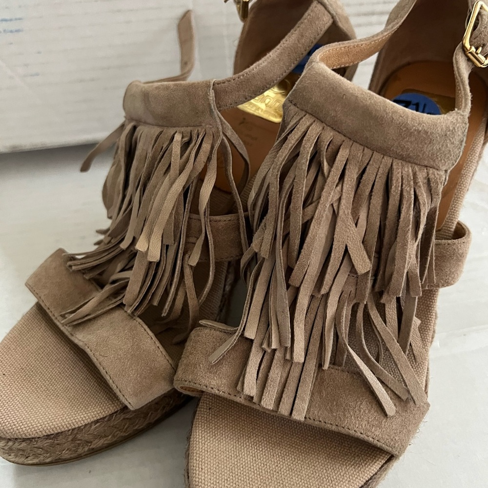 Fringe Tan Women's Sandals